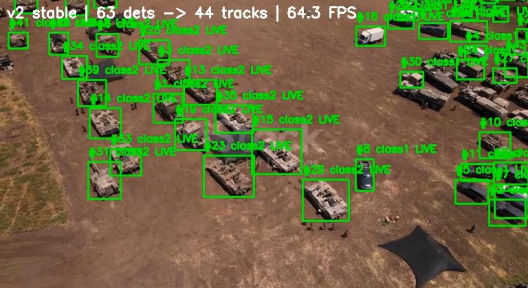 Askeri hedef tespiti - çoklu araç takibi